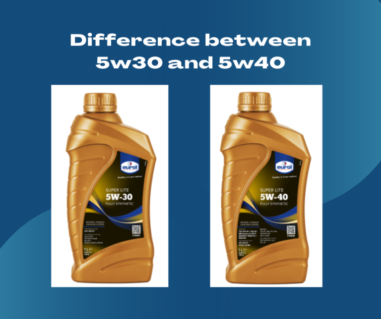 Difference between 5w30 and 5w40