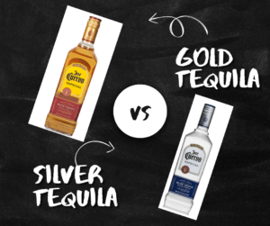 Difference between Gold Tequila and Silver Tequila